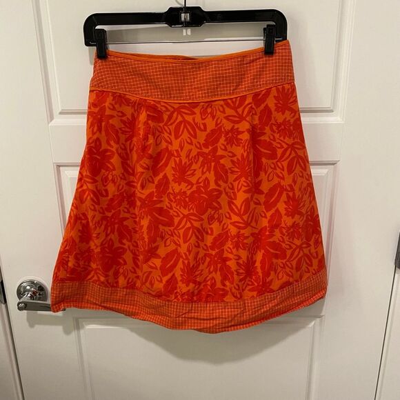 Bayo Women's Tie Waist Wrap Skirt. Orange. SZ 31 (Medium). Bright. Streetwear - Picture 6 of 9